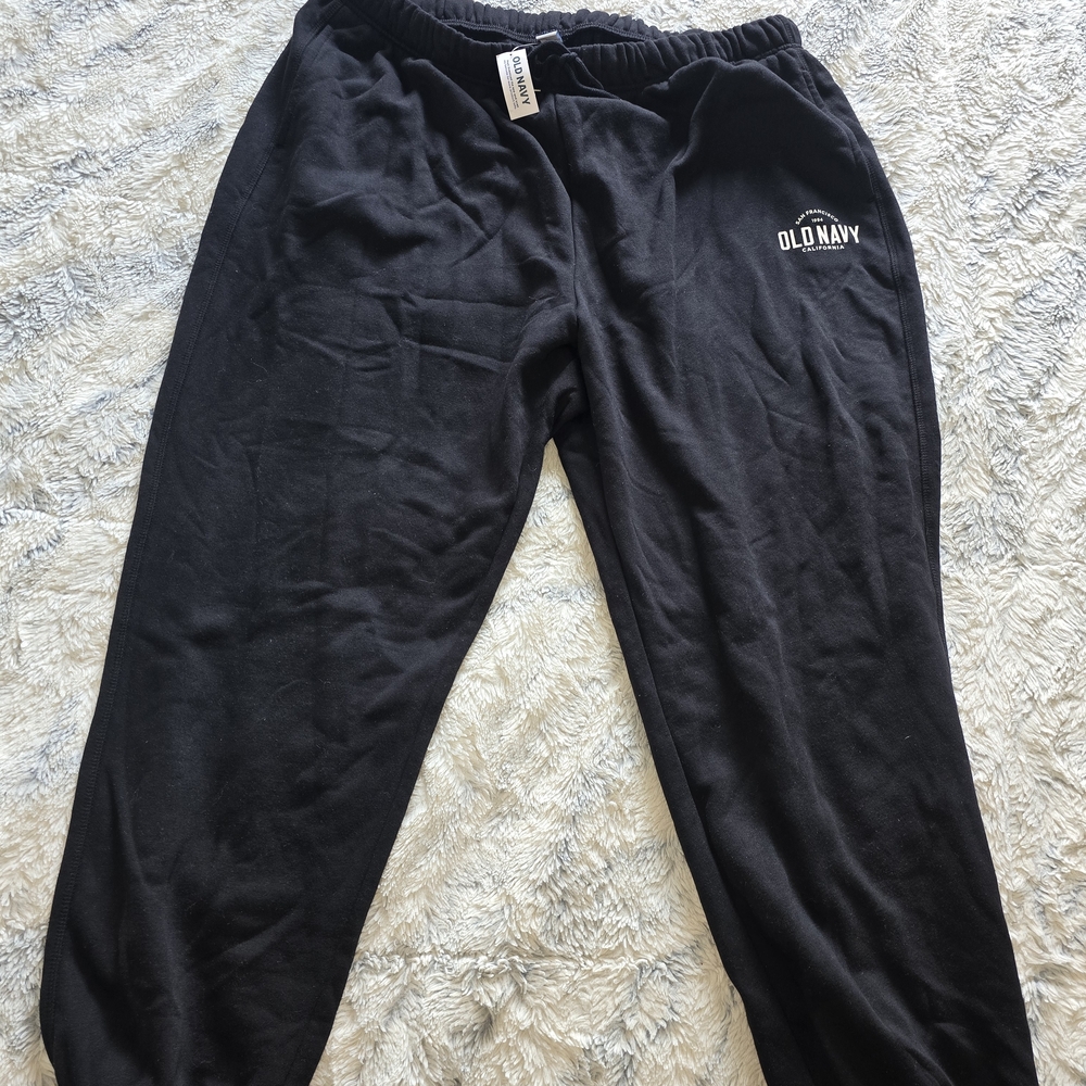 Men's Old Navy Black Jogger Pants - XXL - NWT
